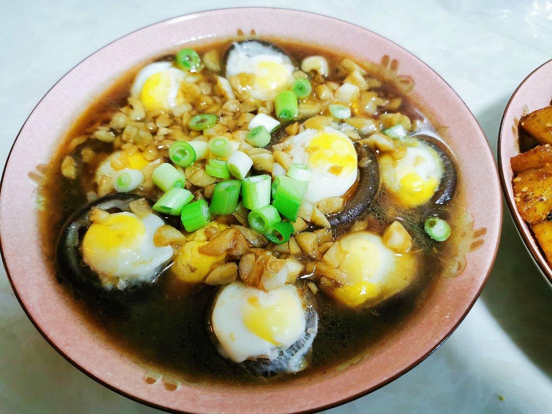 冬菇蒸鹌鹑蛋