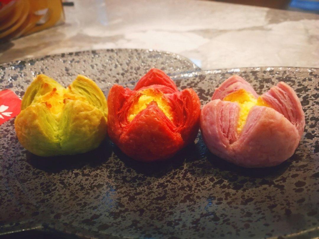 花开富贵之四种口味的椰蓉开口酥