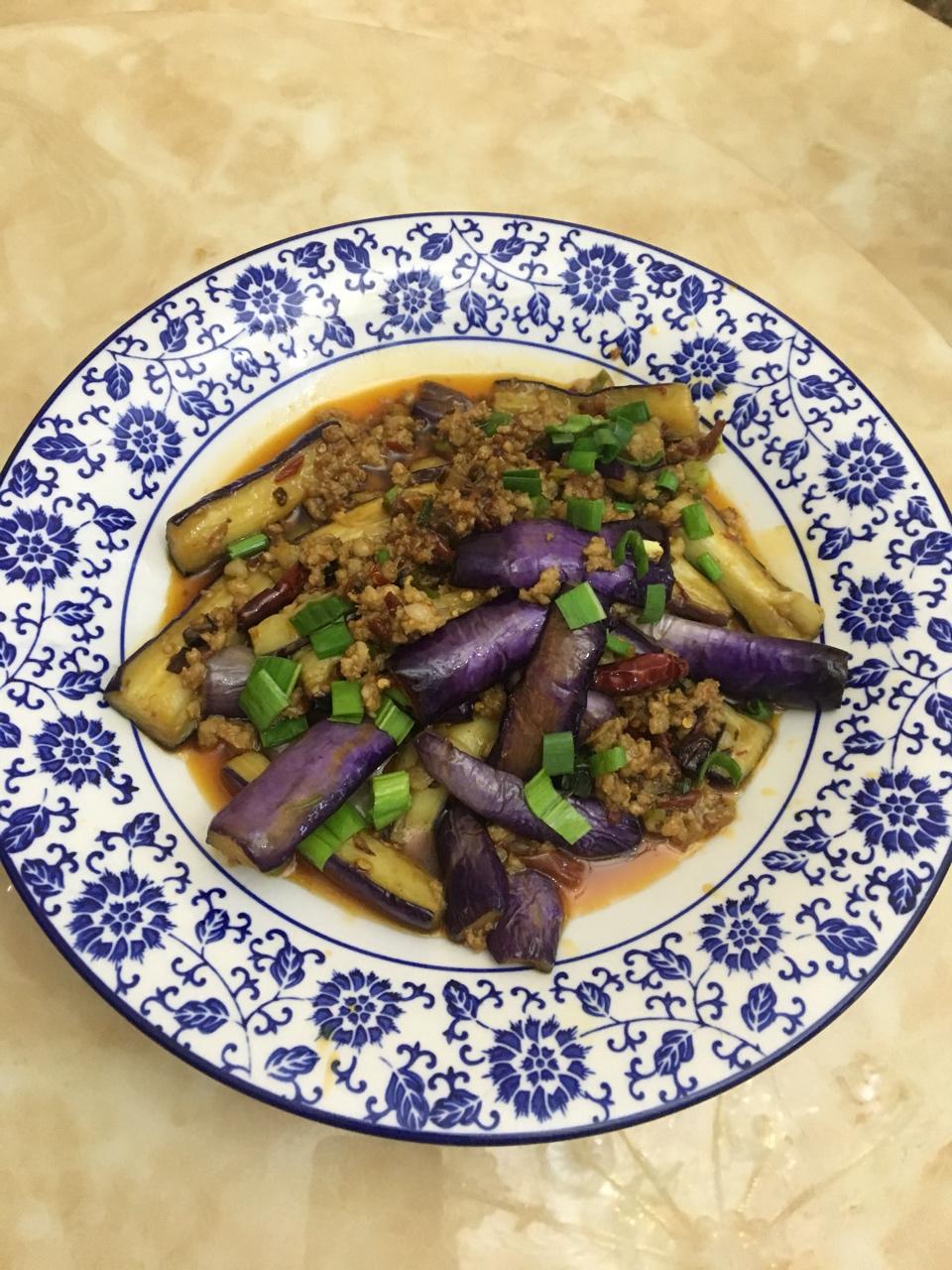 红烧肉沫茄子