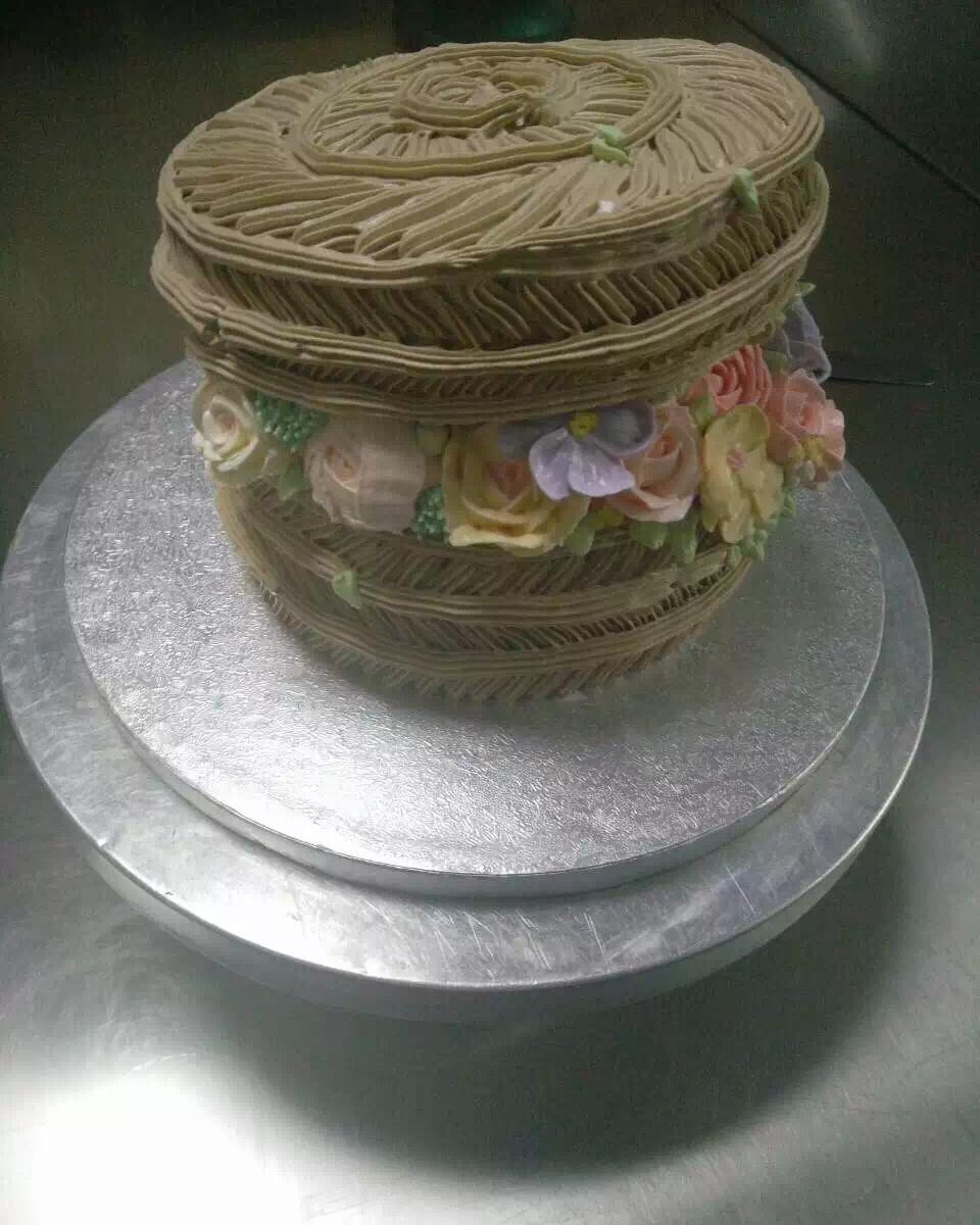 韩式立体花盒的组装