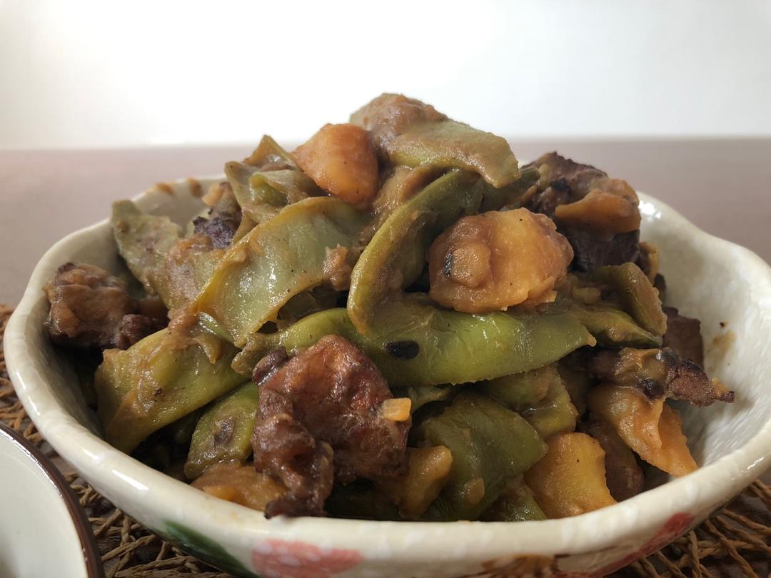 排骨炖土豆豆角