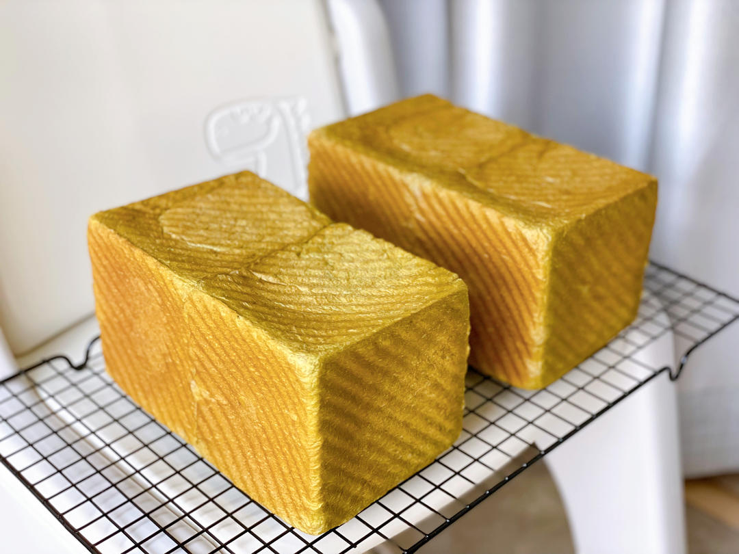 ☁️云朵般柔软🍵日式抹茶生吐司（冷藏中种）💯