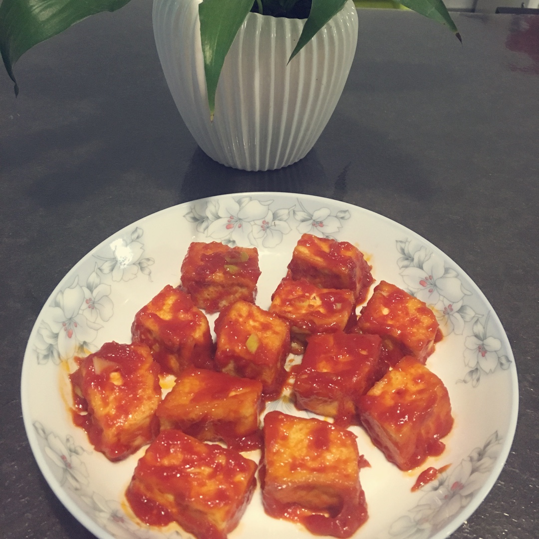 番茄脆皮豆腐