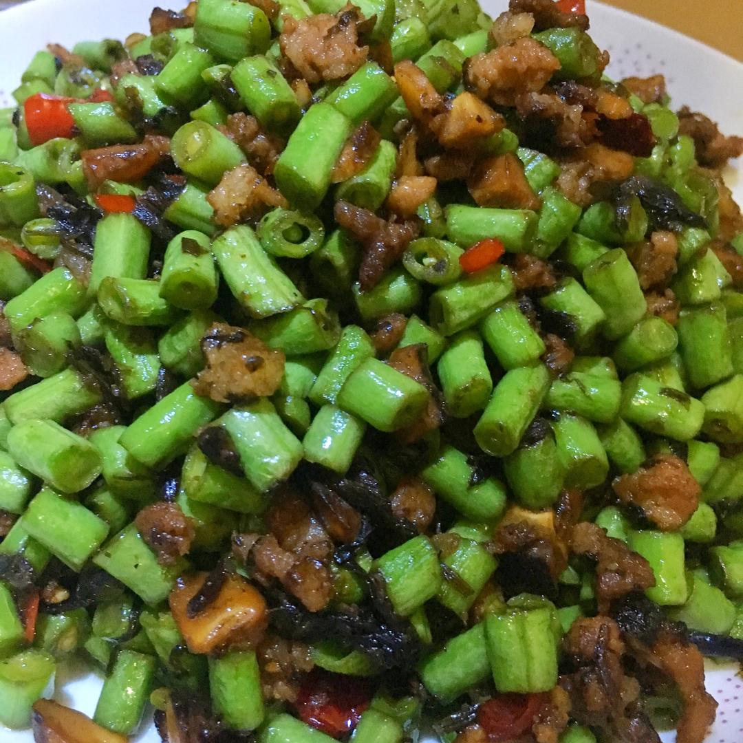 古早味下饭菜之 肉沫豆角