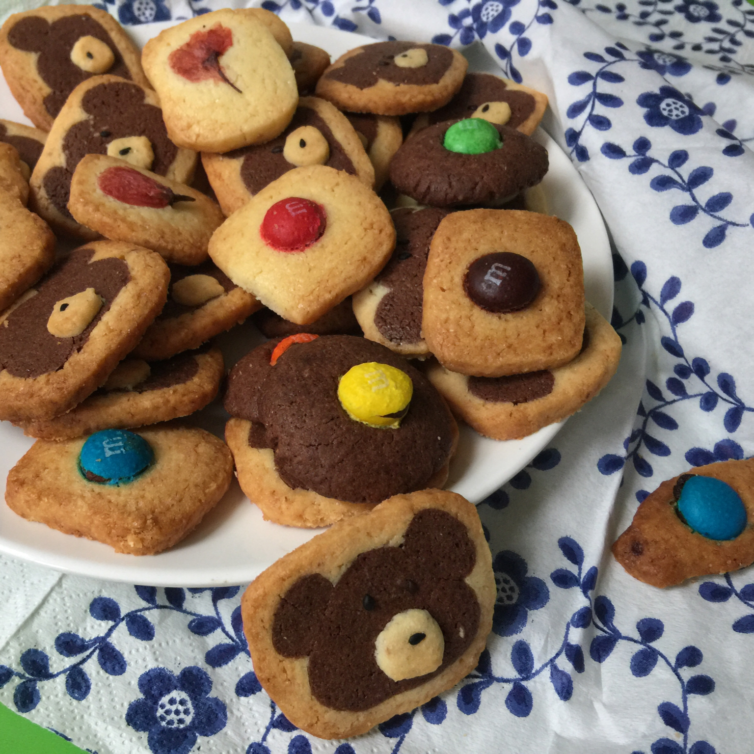 kite_b3l0做的超可爱不用模具版动物曲奇饼干造型合集(小猪,小猫,青蛙