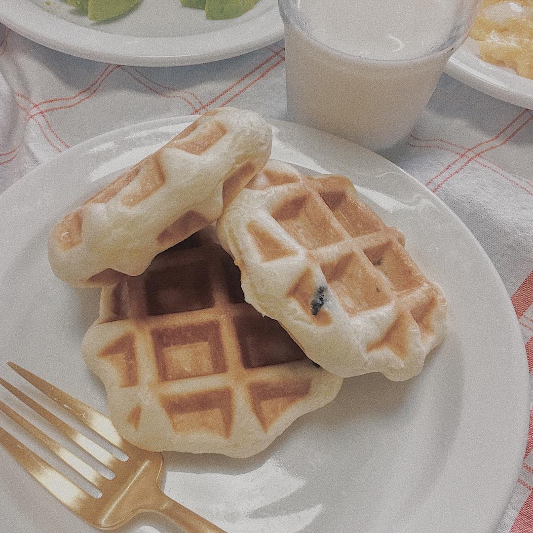 紫米华夫饼
