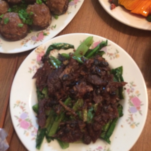 豆豉鲮鱼油麦菜