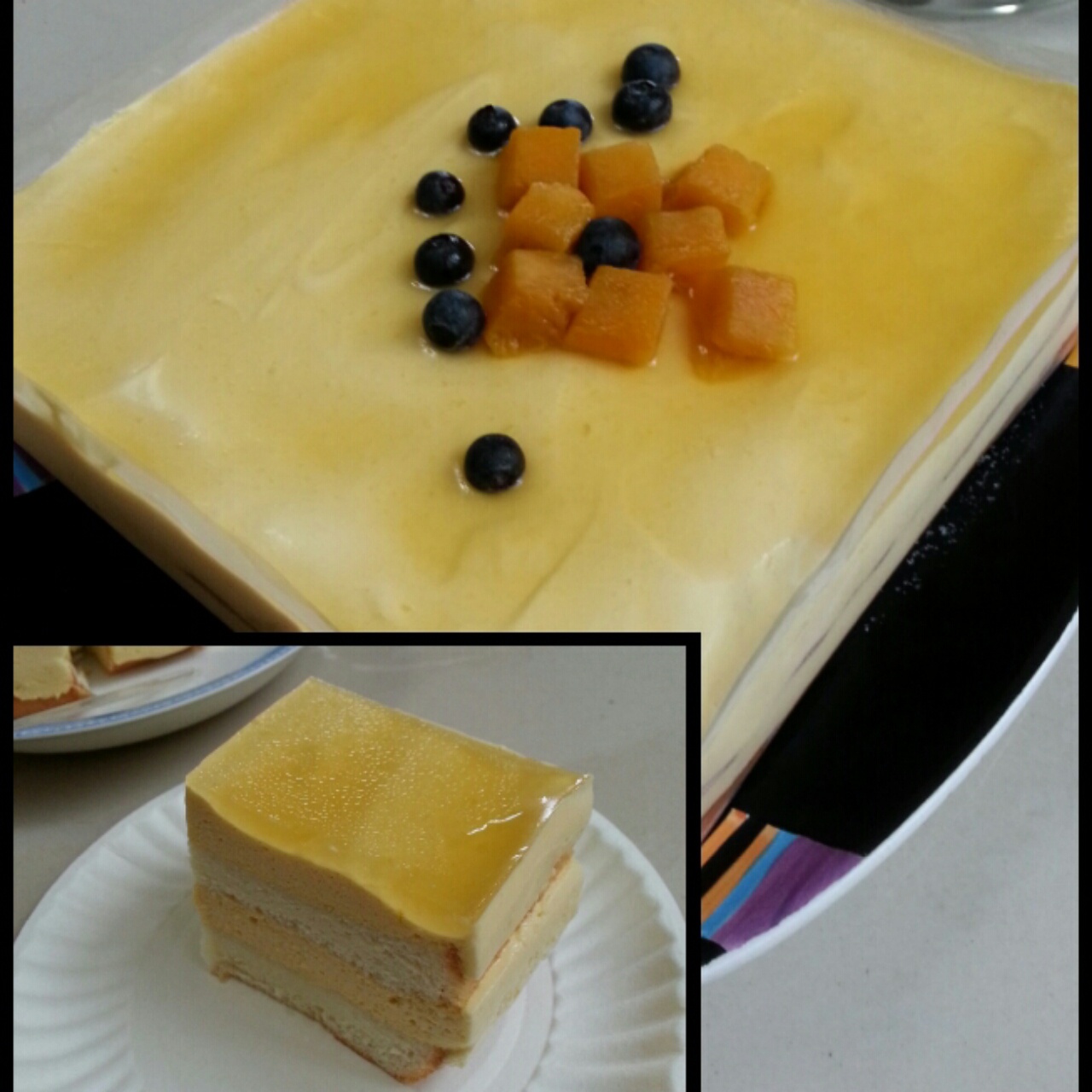 芒果纯酸奶慕斯