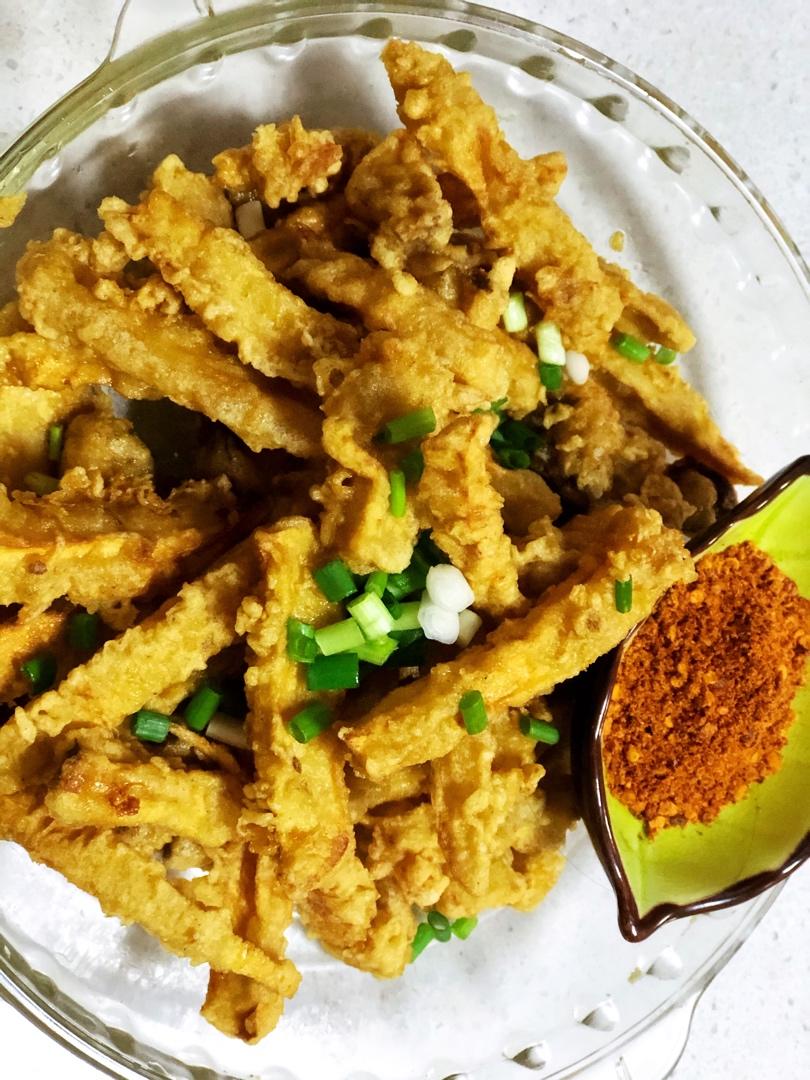 🔥外酥里嫩❗️椒盐杏鲍菇