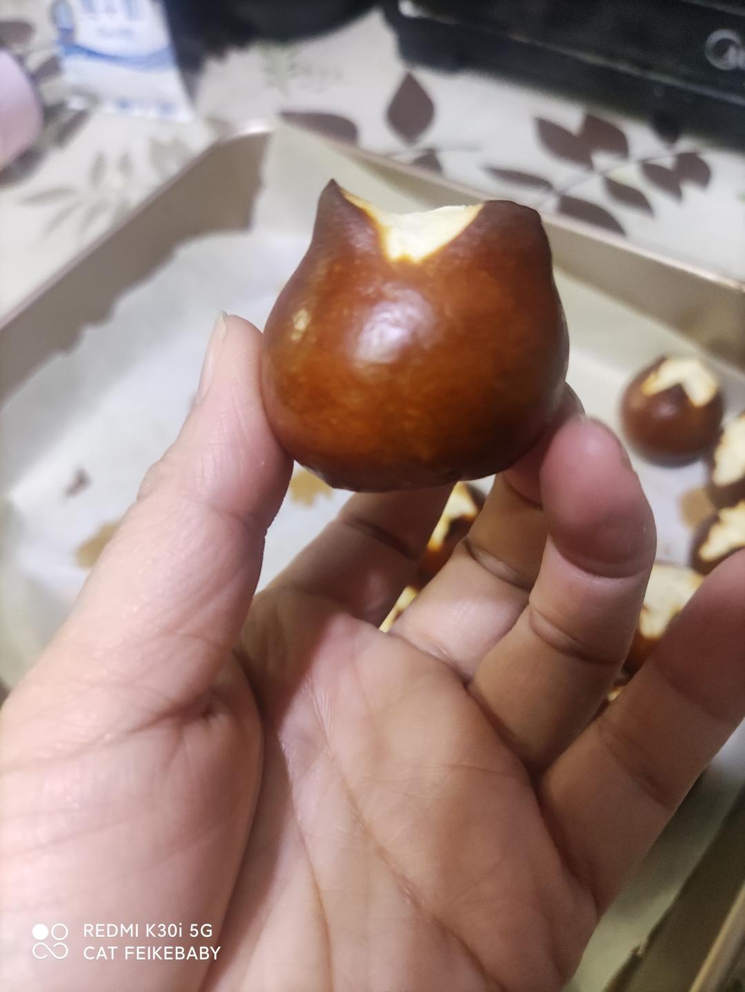 德式碱水面包｜一口碱水球｜超级快手｜免冷冻｜免发酵｜免手套膜