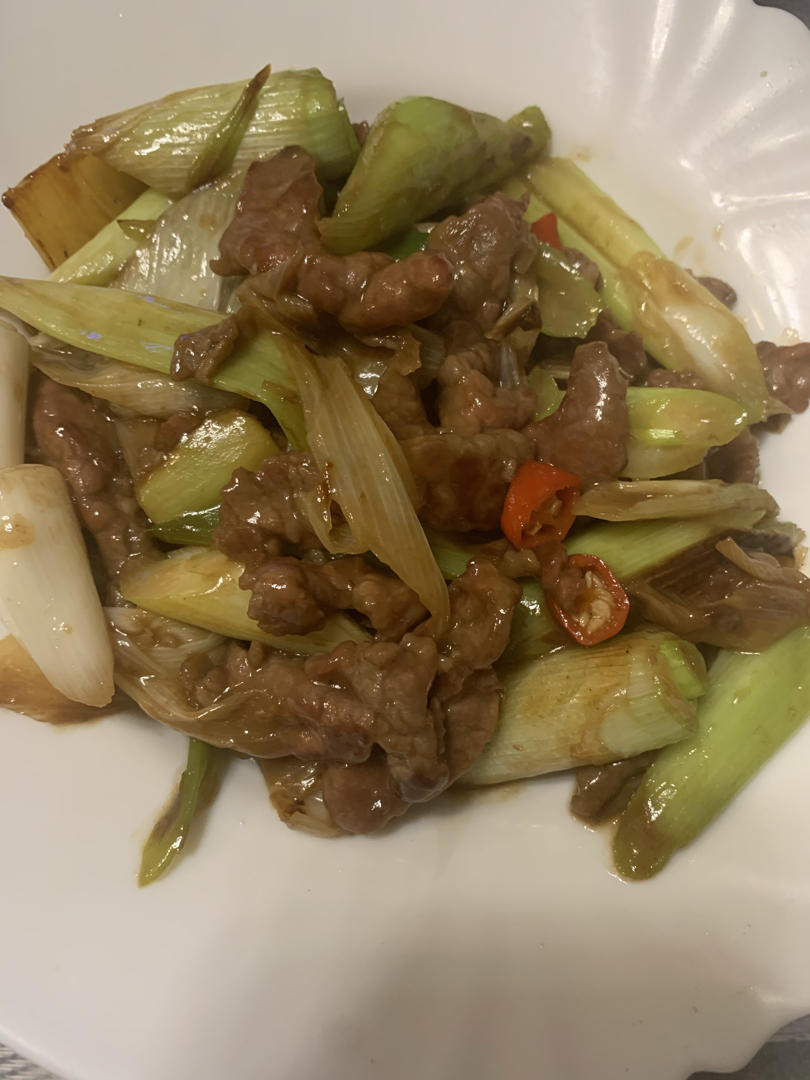 葱爆牛肉