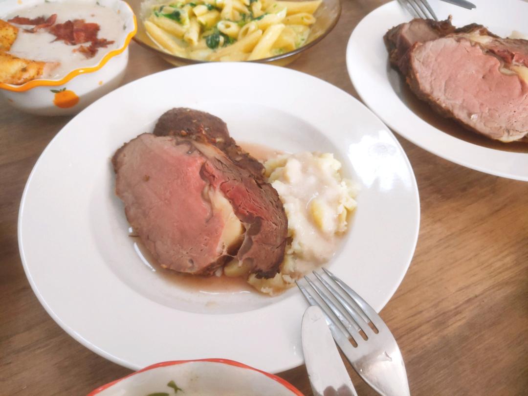 Roast PrimeRib 慢烤牛肋排（高温短烤2.5小时）