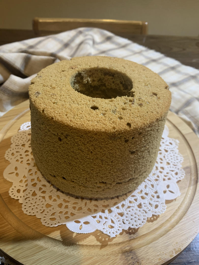 浓郁咖啡坚果戚风蛋糕