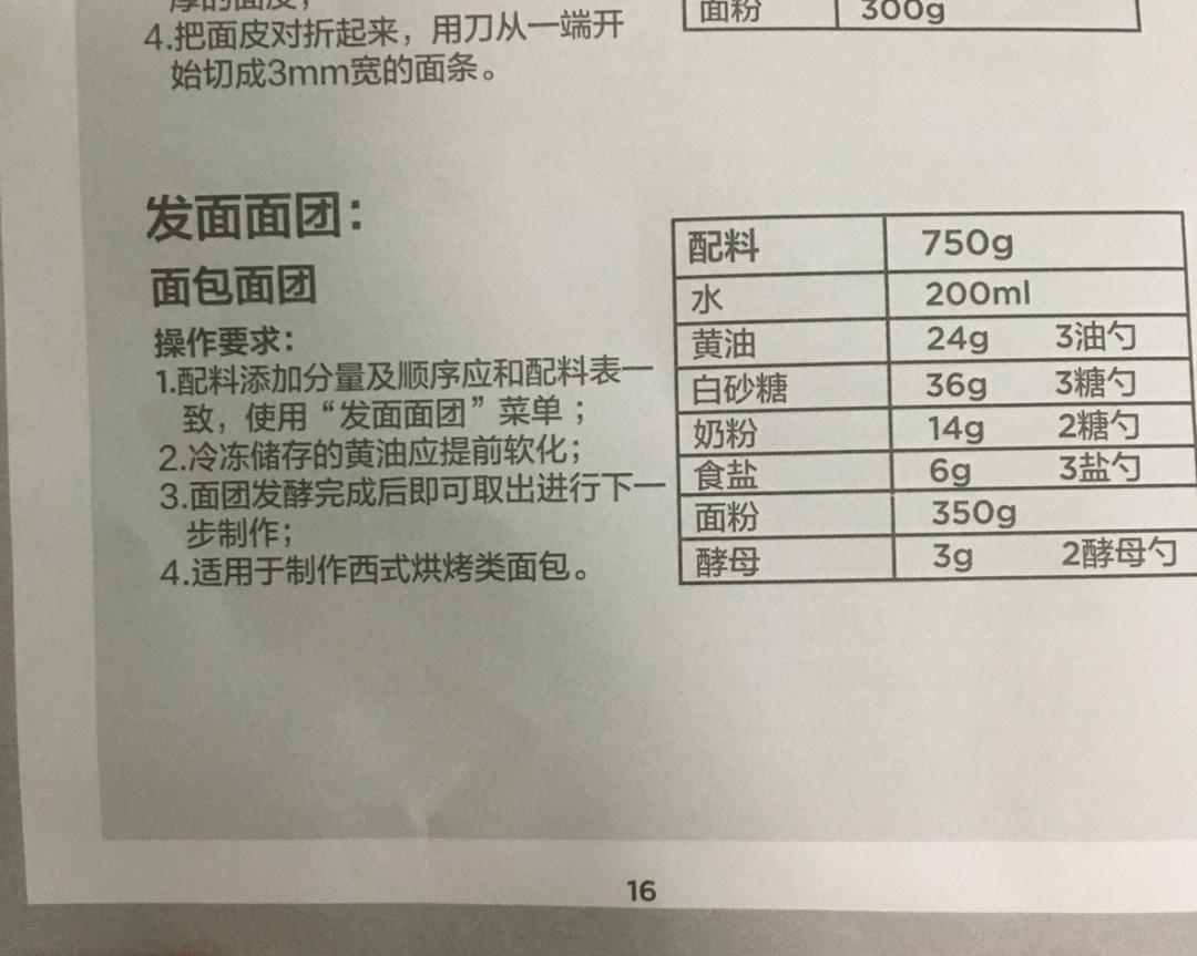 纯奶手撕吐司的做法 步骤1