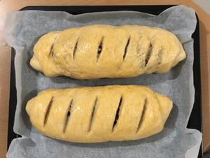 葡萄干核桃面包/红豆面包的做法 步骤7