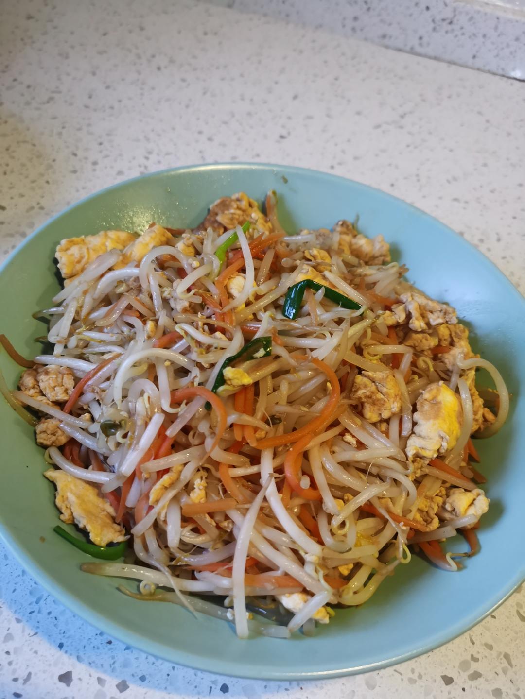 素炒豆芽菜