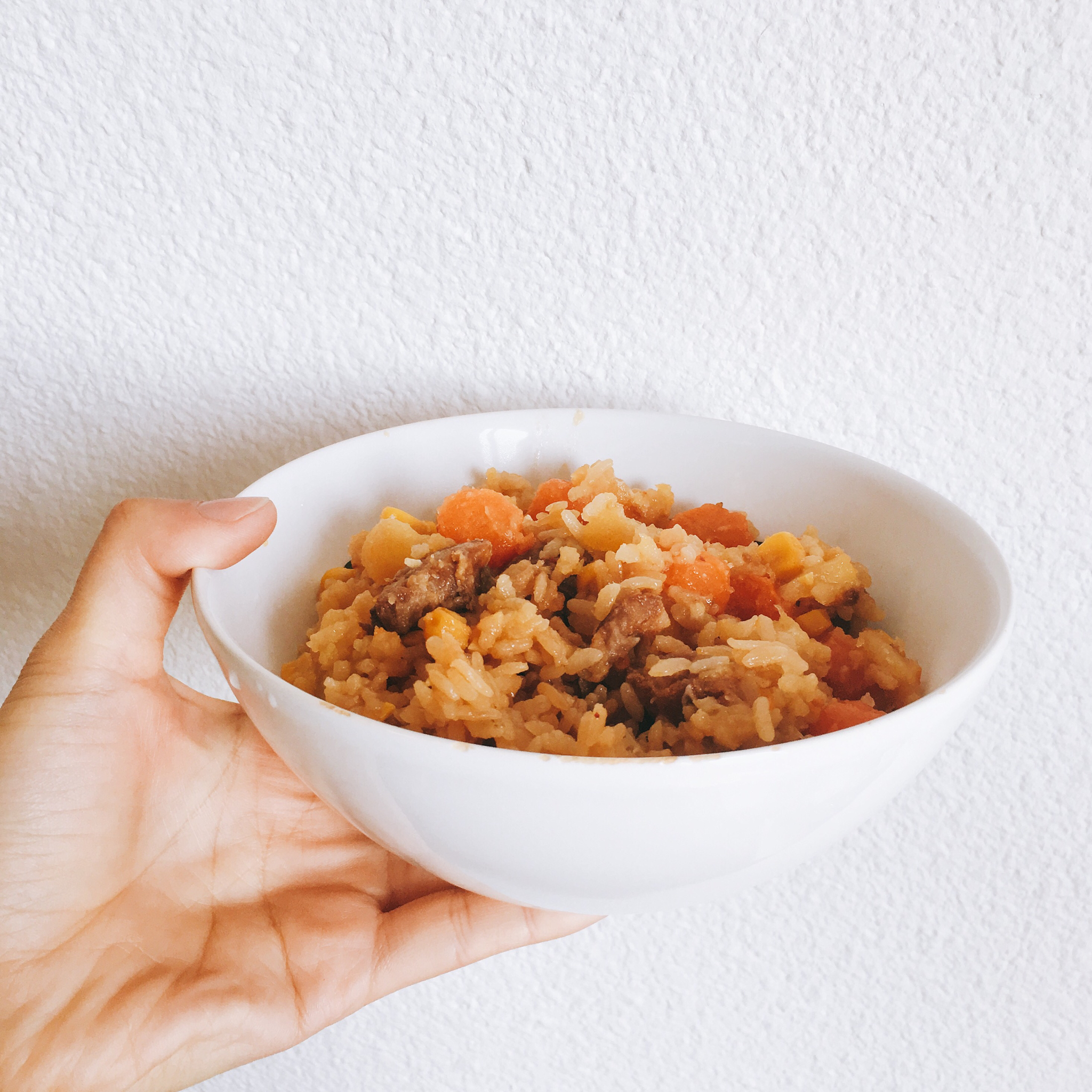 电饭锅版香菇腊肠饭