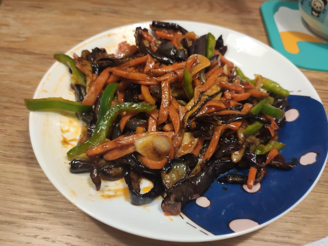 鱼香茄条简易版
