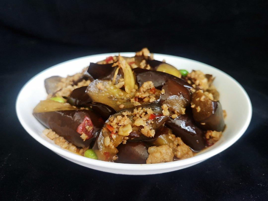 『鱼香肉沫茄子』少油做法