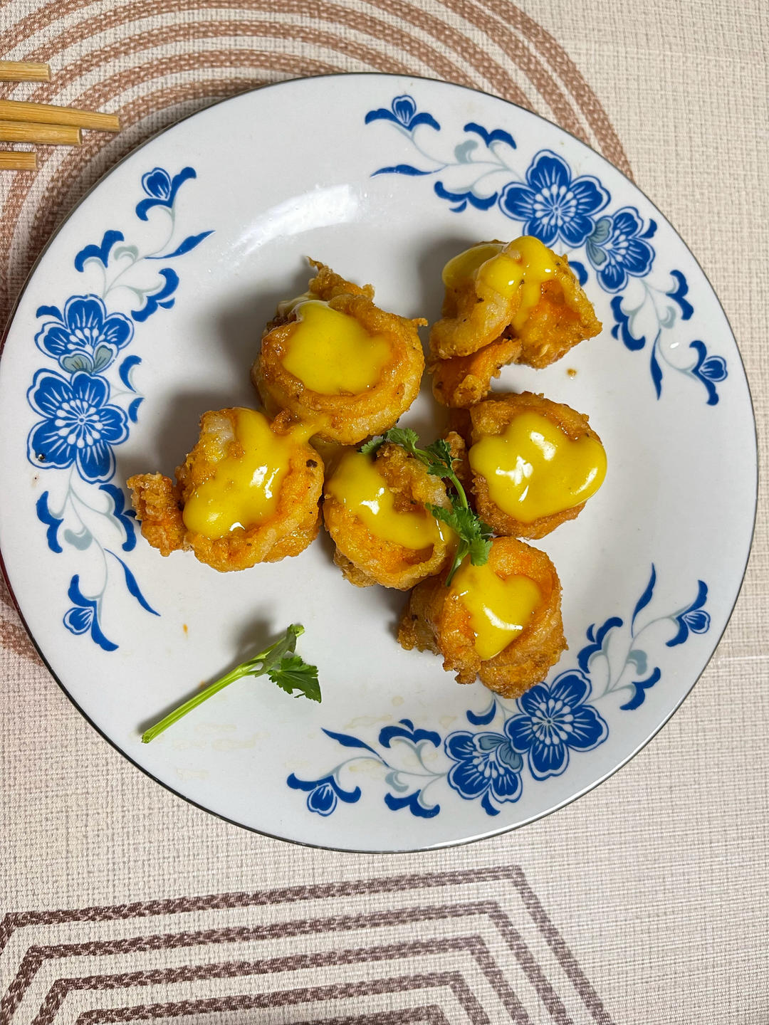 柏悦平替版芥末虾球
