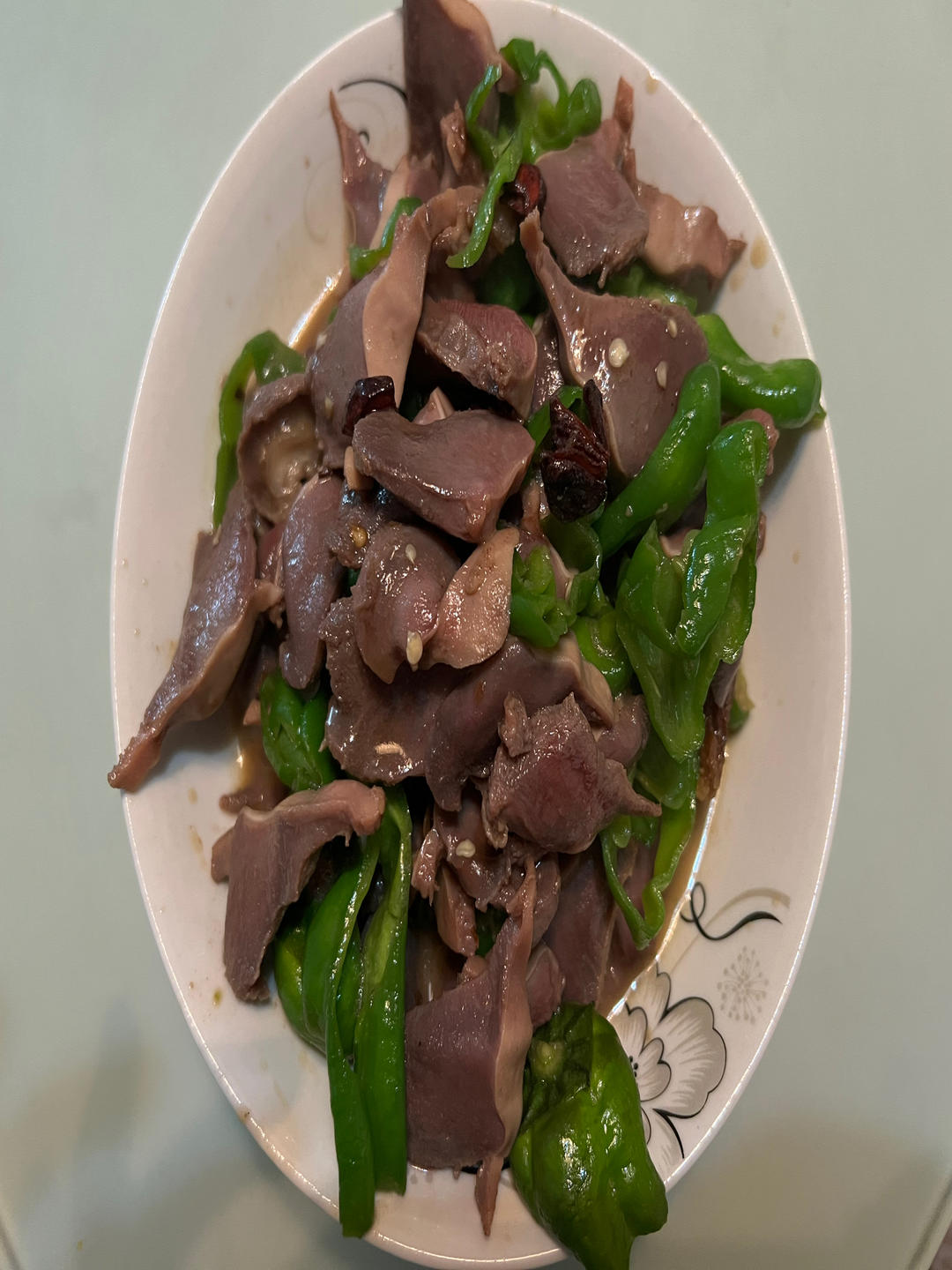 爆炒鸭胗