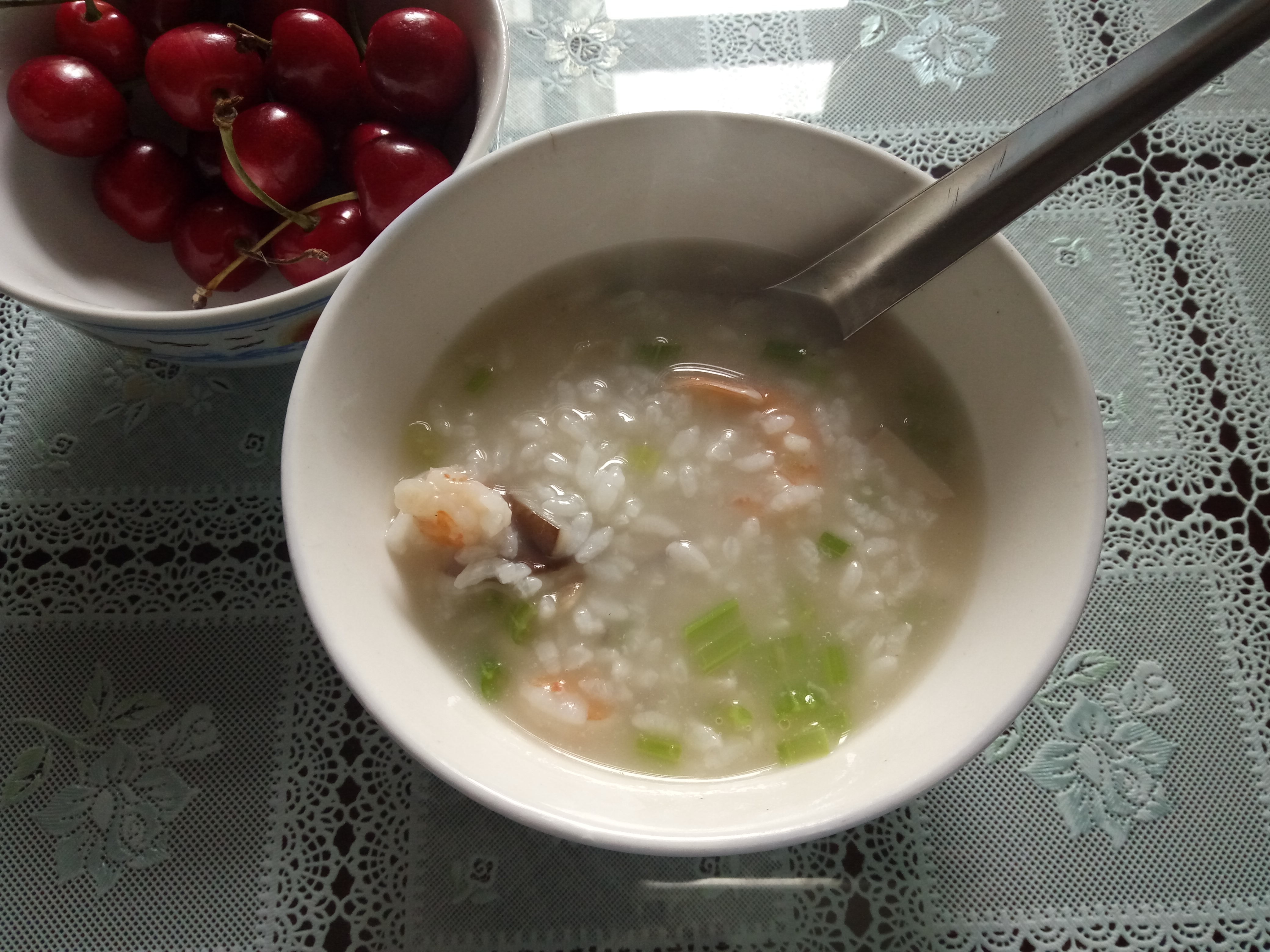 鲜虾香芹粥