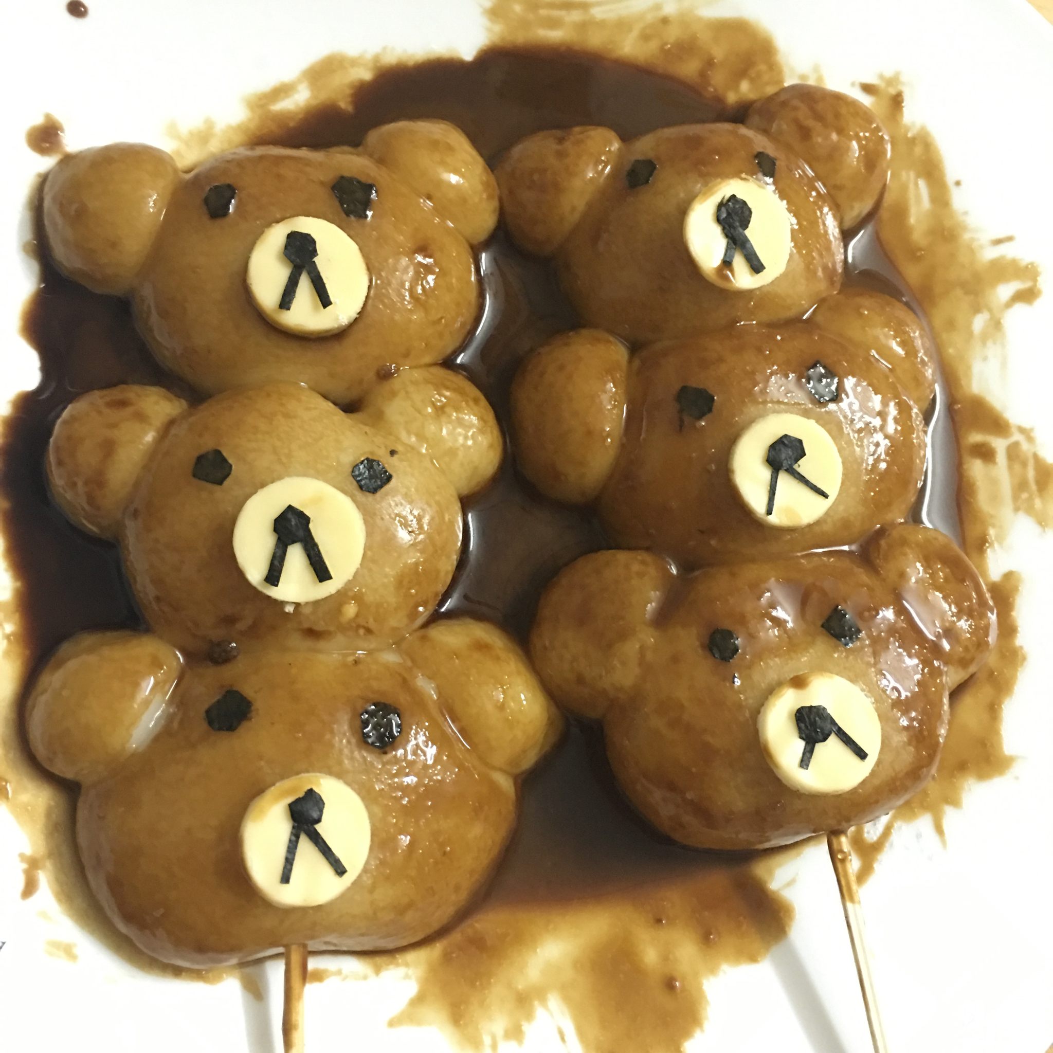 轻松熊红糖丸子