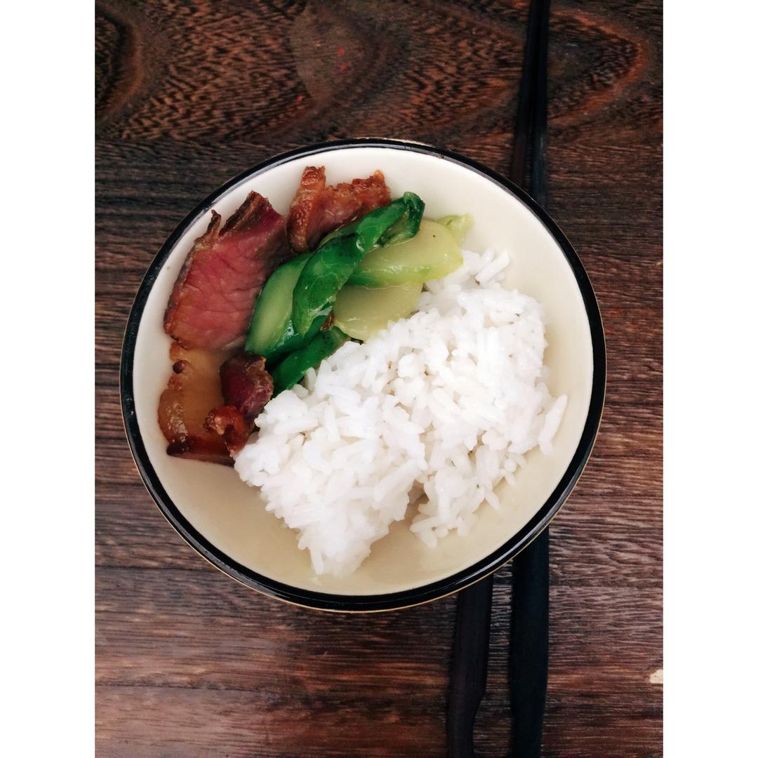 腊肉炒儿菜