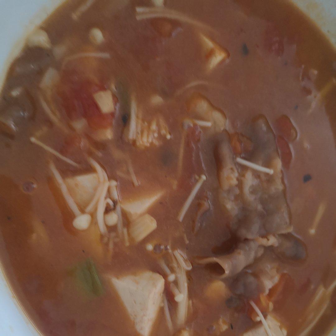 连吃三天都不过瘾‼️巨好喝番茄金针菇肥牛汤