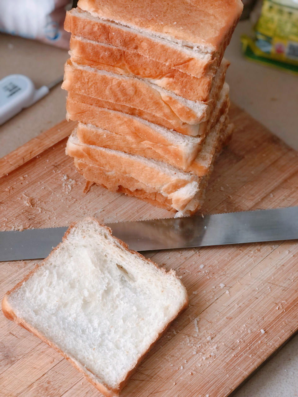 一次发酵牛奶吐司（隔夜冷藏出膜）