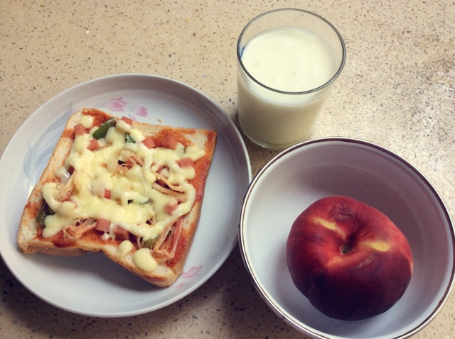 吐司培根小批萨