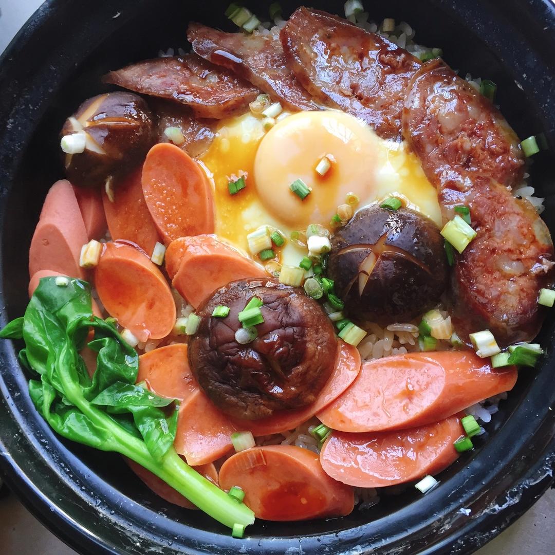 香肠煲仔饭