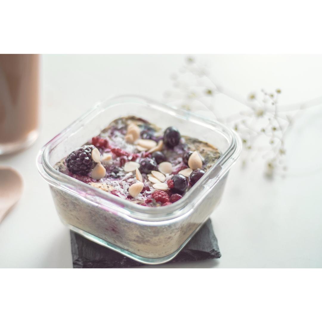 早餐苹果燕麦布丁丨健康·三餐