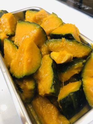 减脂晚餐—浓浓奶香南瓜的做法 步骤5