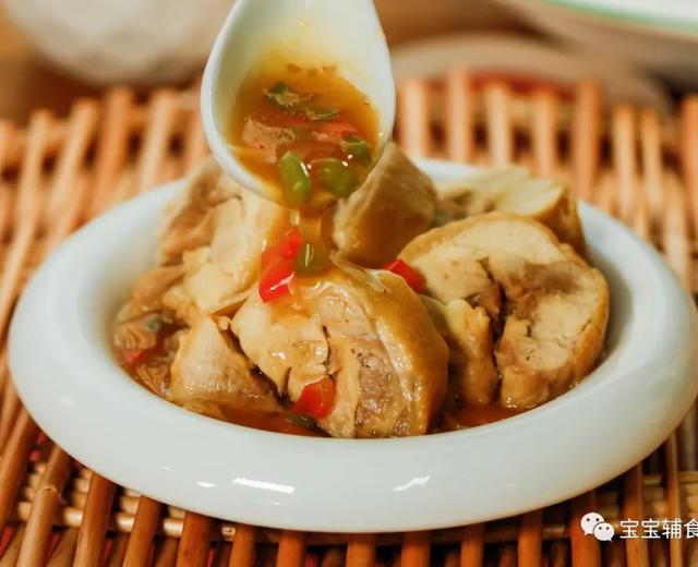 嫩蒸鸡腿【宝宝辅食】的做法