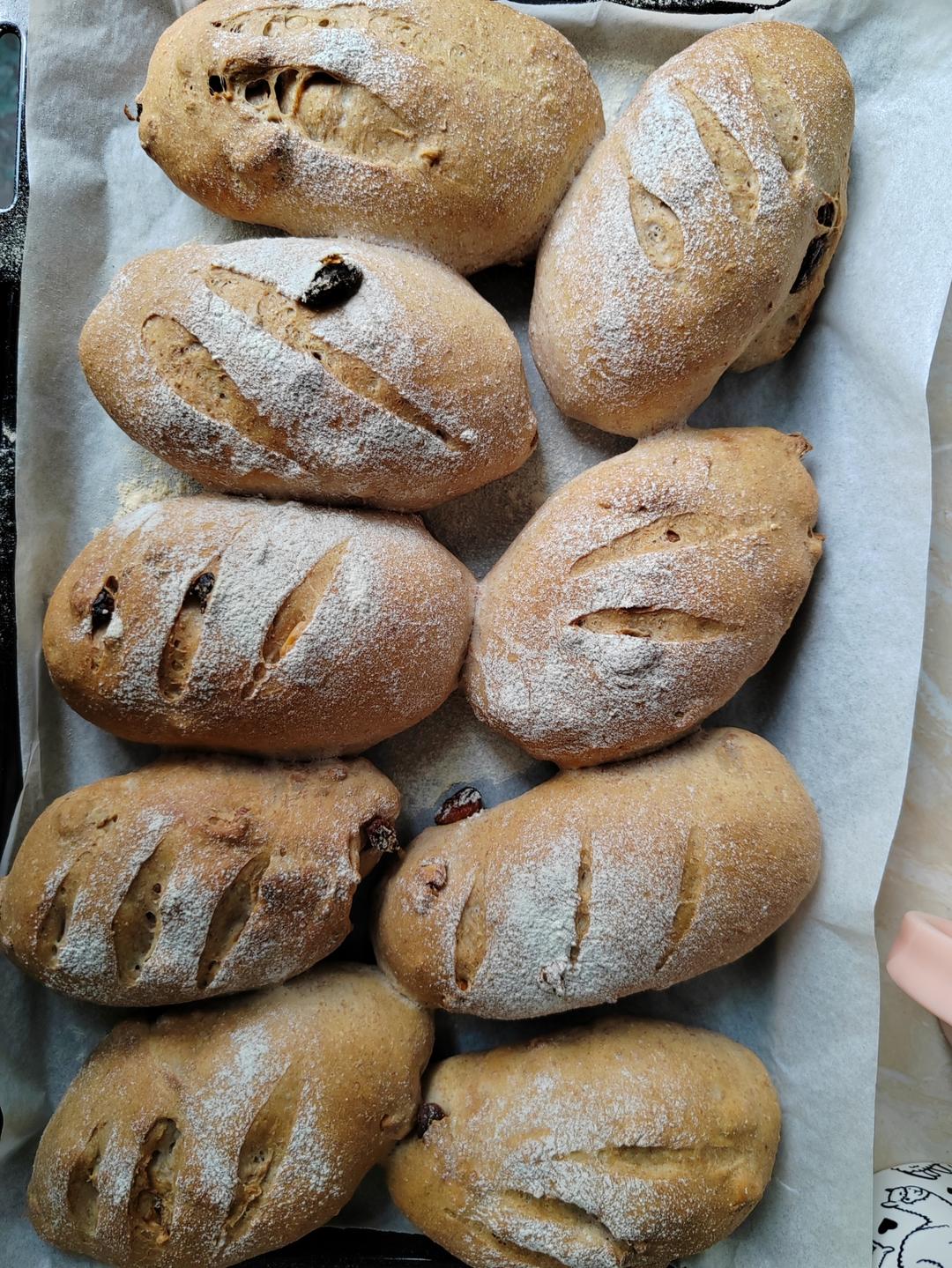 山姆同款无糖全麦坚果果干欧包，天天吃都不腻！