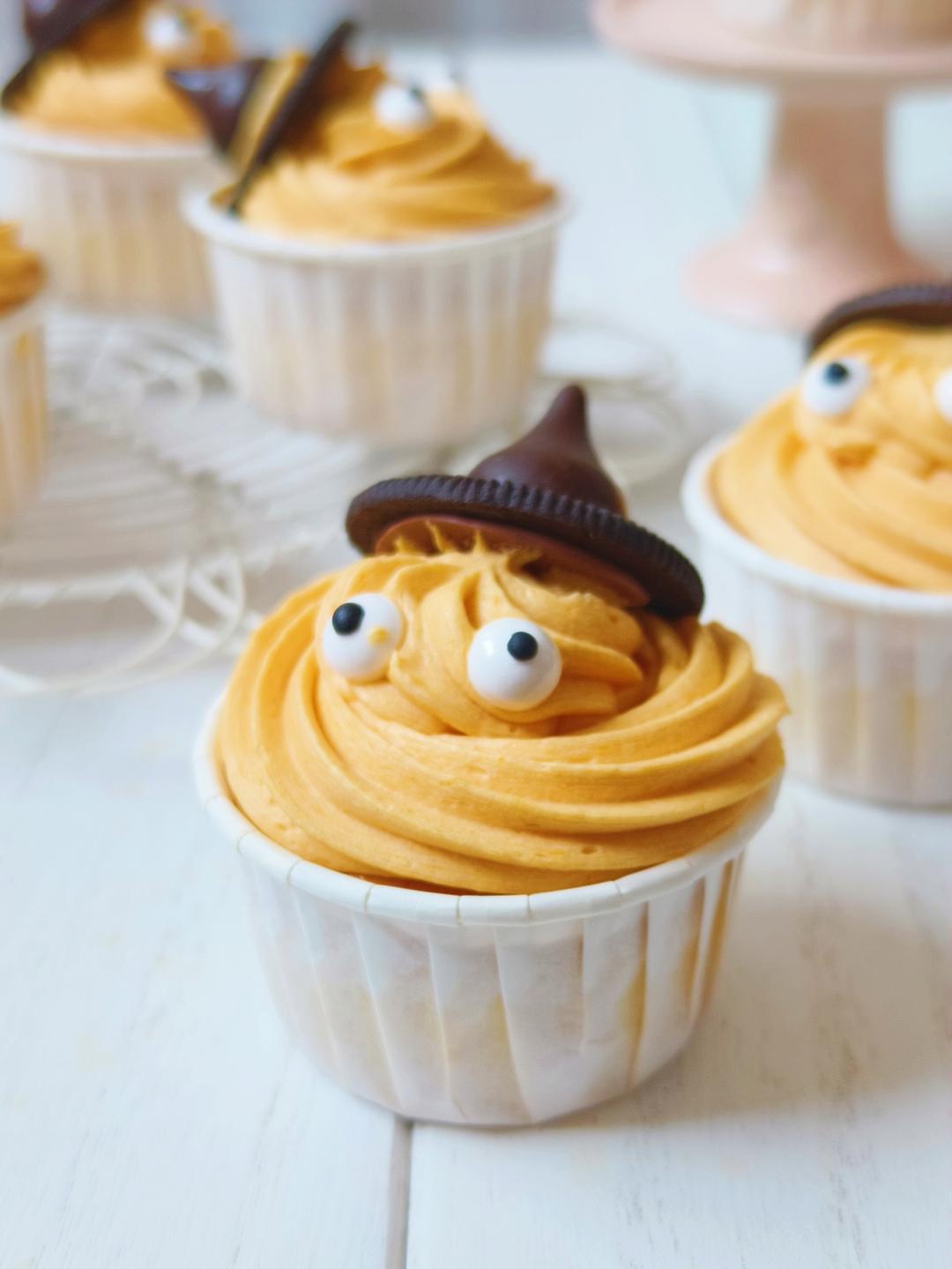 万圣节鬼怪蛋糕 超软巧克力马芬/阿猪烘焙视频：特别篇