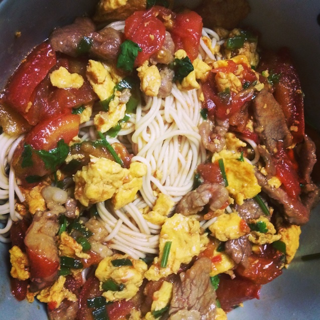 (外婆真传)西红柿打卤面