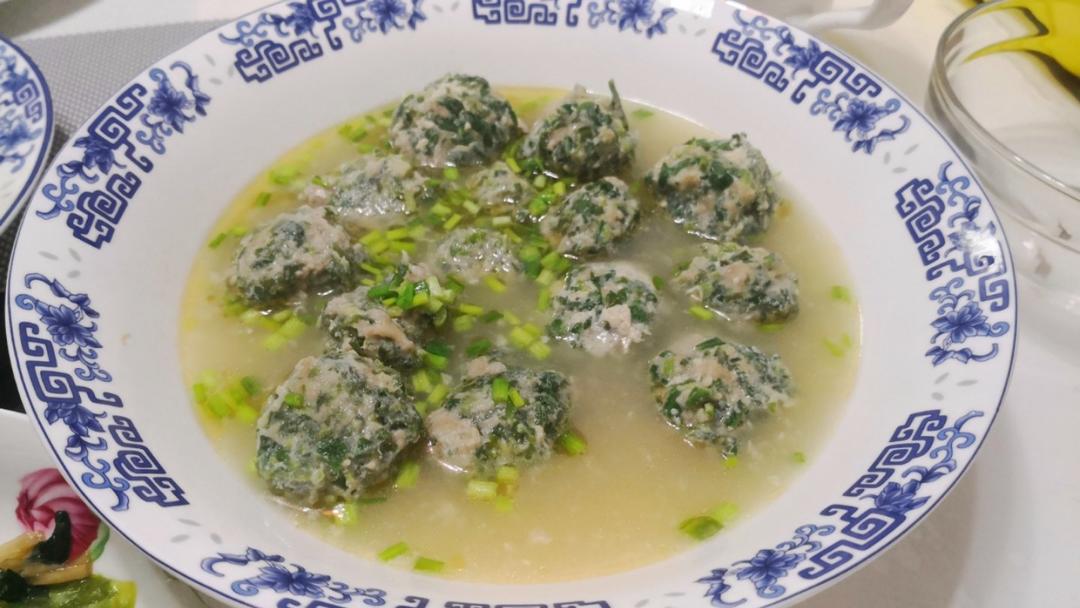 荠菜肉丸汤