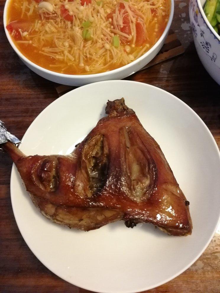 巨满足蜜汁烤鸭腿（鸡腿也可）