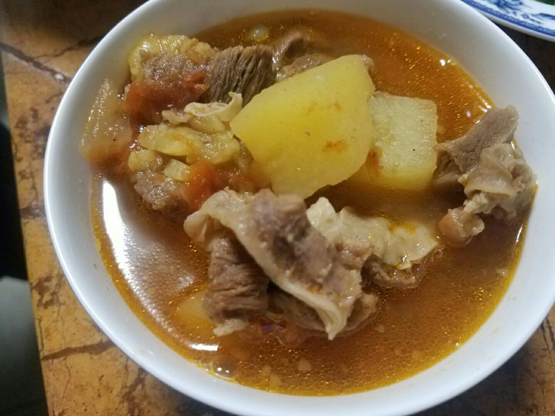 番茄土豆炖牛腩