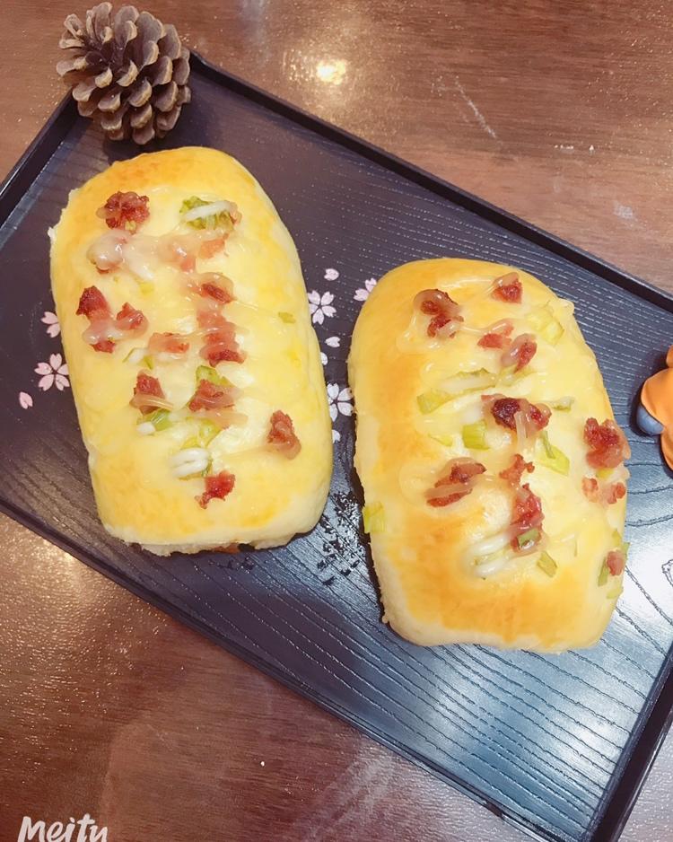 香葱火腿肉松面包