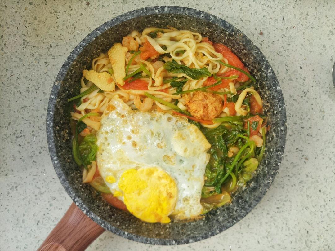 虾仁西红柿热汤面丨健康·三餐<好好吃饭8>