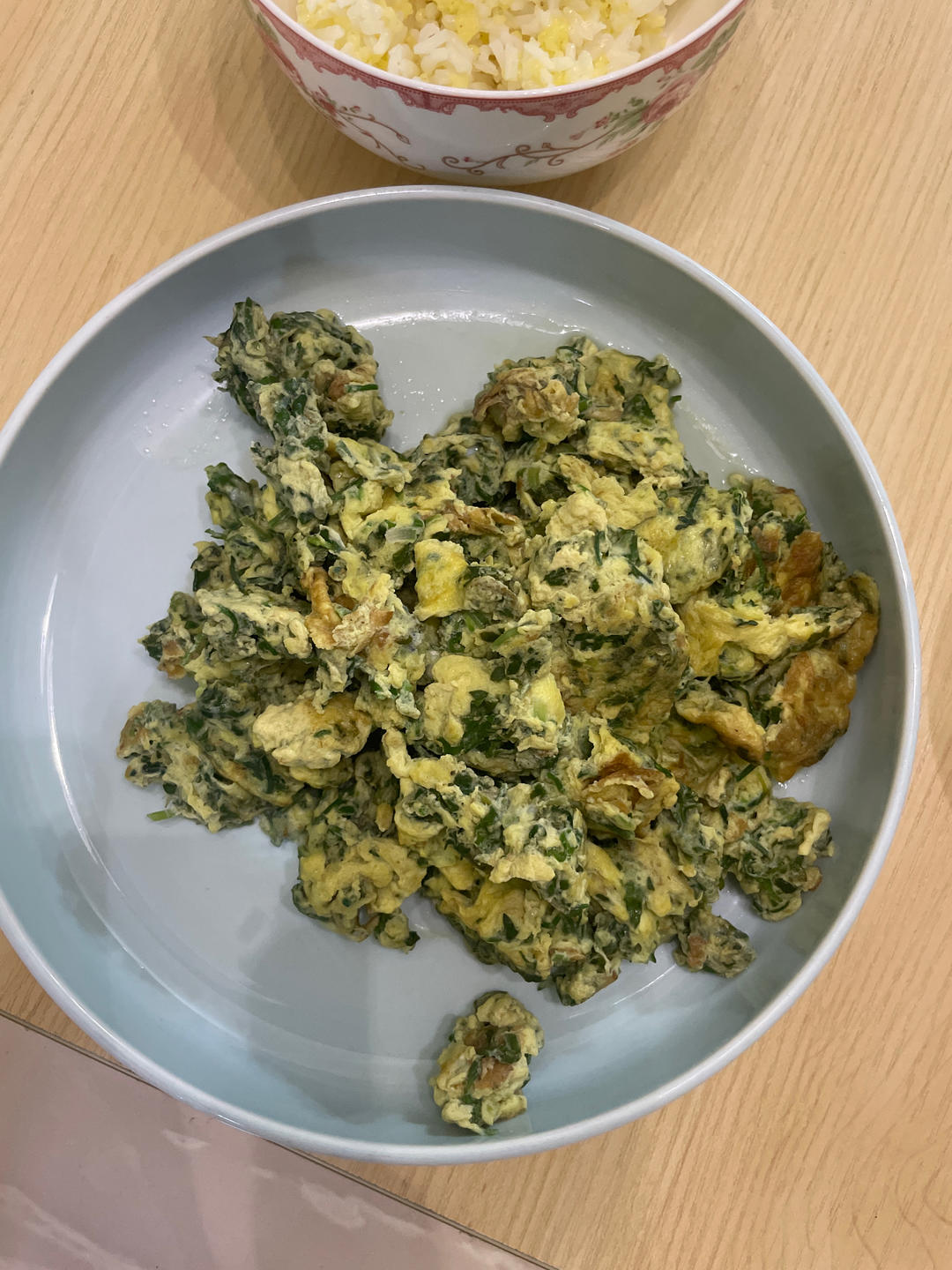 荠菜炒鸡蛋（春天的味道）