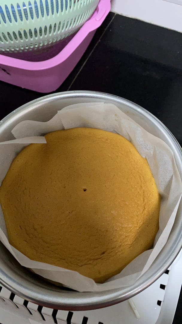 空气炸锅蛋糕 戚风（6寸超详细打蛋/脱模步骤）