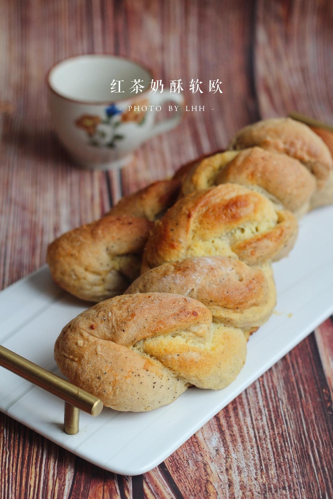 红茶奶酥面包