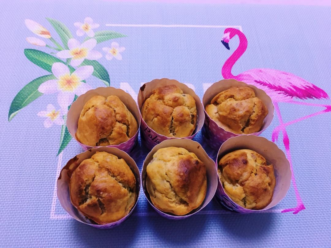 少女心的香蕉蔓越莓玛芬
