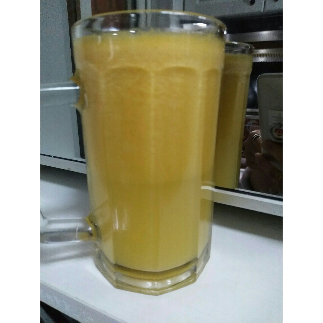 梨+橙鲜榨果汁（原汁机版）