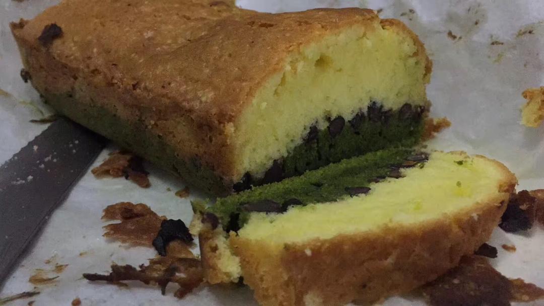 抹茶黑豆之双色磅蛋糕<熊谷裕子>