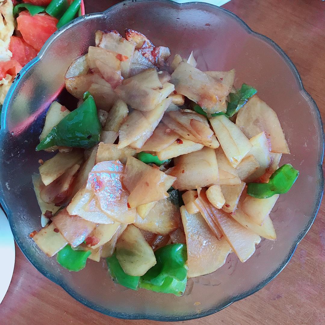 家常炒土豆片